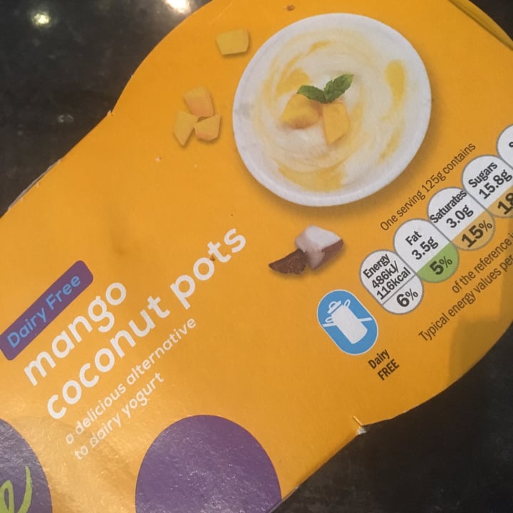 photo of Just Free Mango Coconut Dairy free yoghurt shared by @infinitelove on  11 Jan 2021 - review