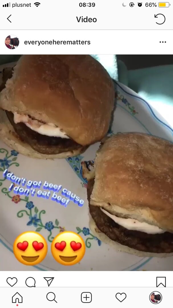 photo of Quorn Vegan Burgers shared by @everyoneherematters on  06 May 2019 - review