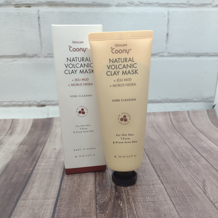 review photo of Coony Korean Beauty Lab Máscara de arcilla volcánica shared by @ailuveg on 19 Apr 2022 - review