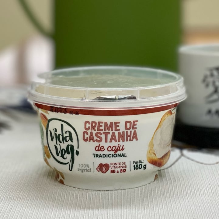 photo of Vida Veg Creme De Castanha De Caju Tradicional shared by @feborgiz on  10 Oct 2021 - review