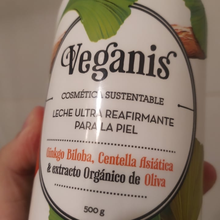 photo of Veganis LECHE ULTRA REAFIRMANTE PARA LA PIEL con Ginkgo Biloba, Centella Asiática, Cafeína y extracto Orgánico de Oliva shared by @jhvh on  30 May 2021 - review