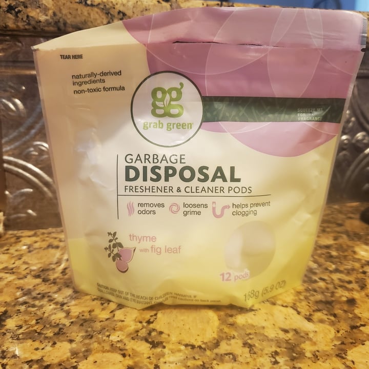 photo of Grab Green Garbage Disposal Freshener & Cleaner Pods shared by @561veggies on  25 Jun 2021 - review