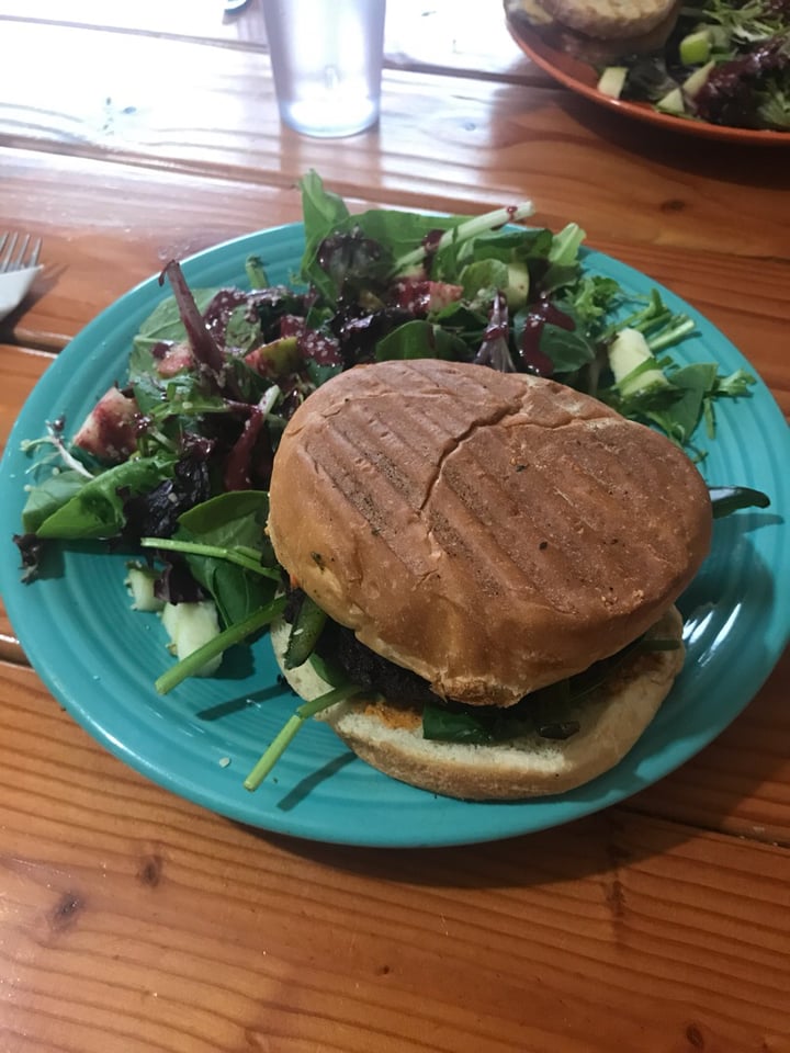 photo of La Vida Veggie LLC Tempeh Ruben, Beet N Bean Burger and red velvet cake shared by @veghead on  22 Mar 2019 - review