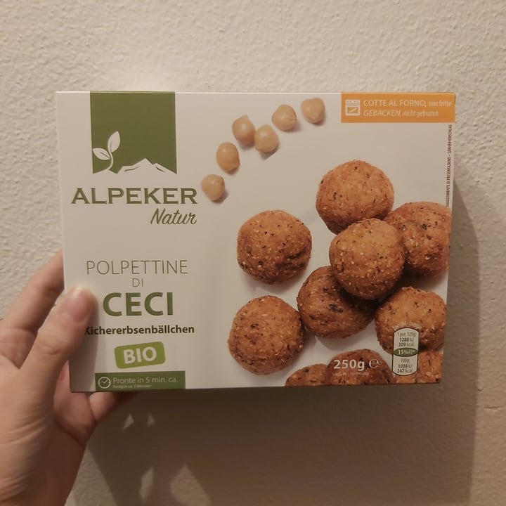 photo of Alpeker natur Polpette Di Ceci shared by @sellew on  23 Oct 2022 - review
