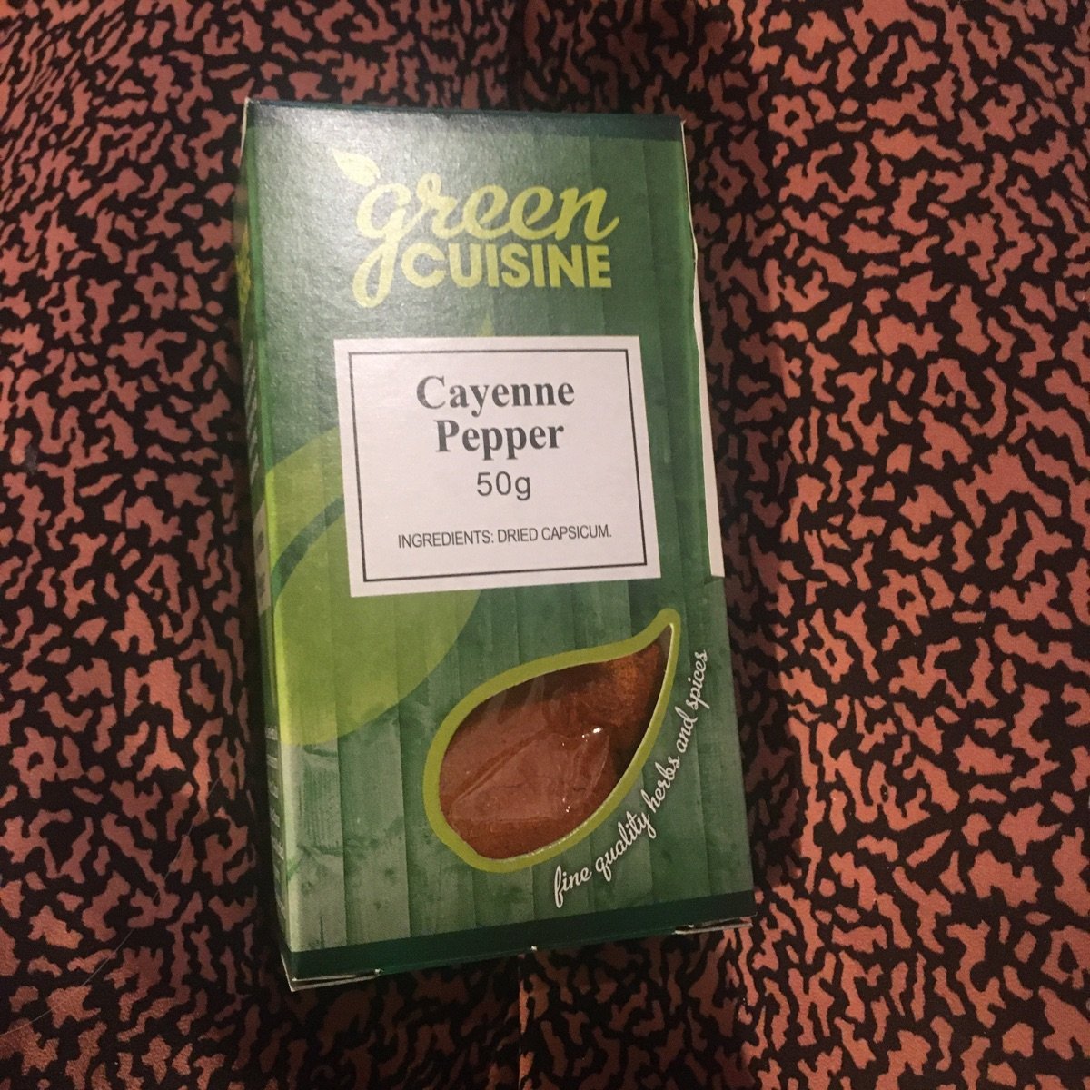 Green Cuisine cayenne pepper. Reviews abillion