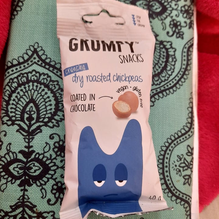 photo of Grumpy Snacks Chocolate Coated Chickpeas shared by @africandebs on  02 Oct 2020 - review