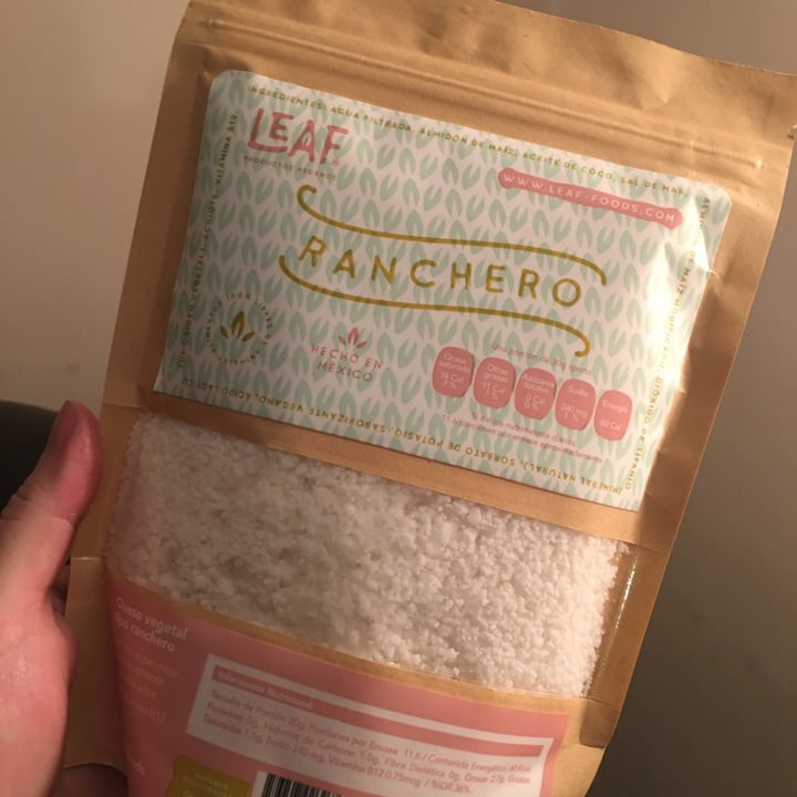 review photo of Leaf Queso ranchero shared by @lafoodievegana on 26 Dec 2020 - review