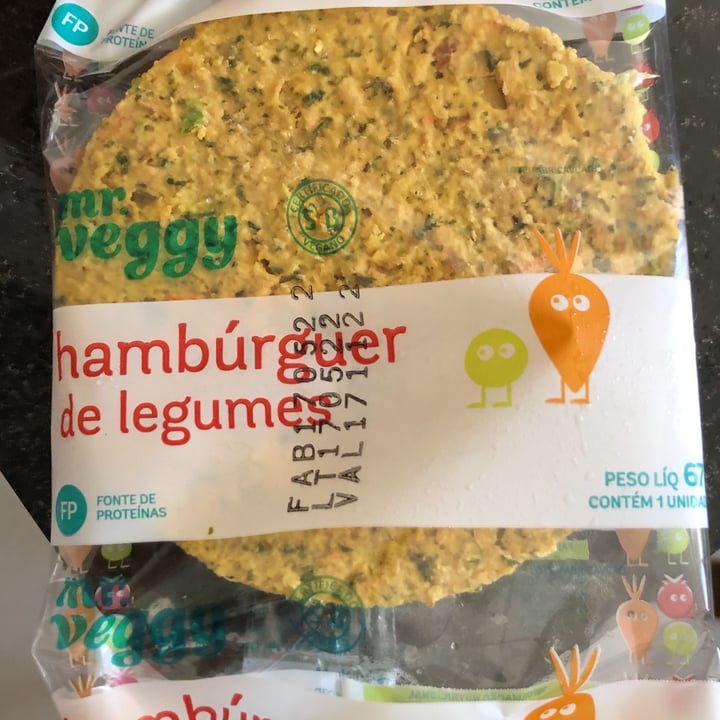 review photo of mr. veggy Hambúrguer De Legumes shared by @ritasurrage on 17 Jul 2022 - review