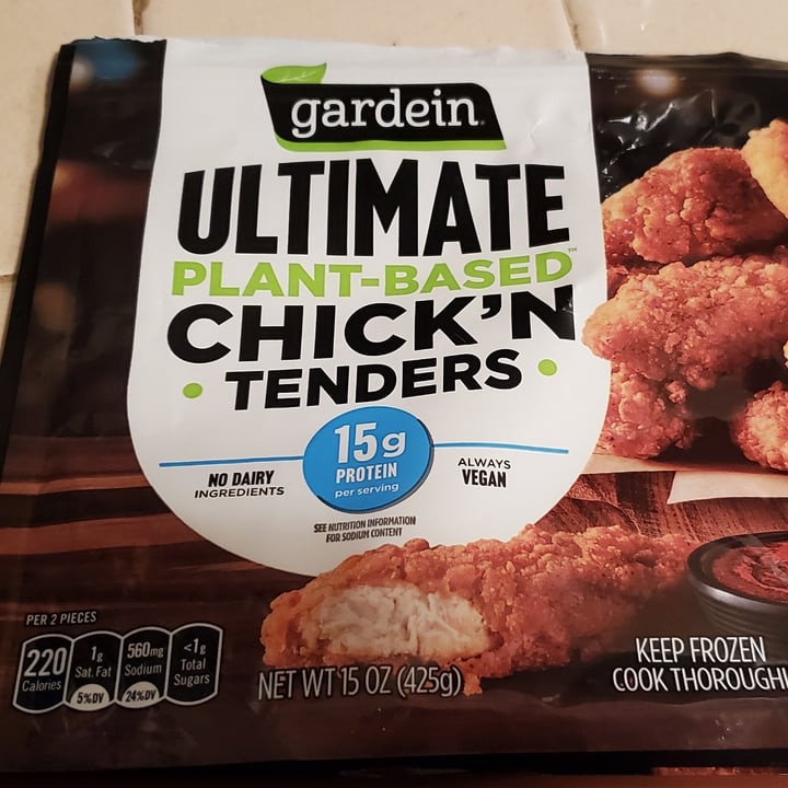 photo of Gardein Ultimate Plant-Based Chick'n Tenders shared by @eriluc on  30 Aug 2021 - review