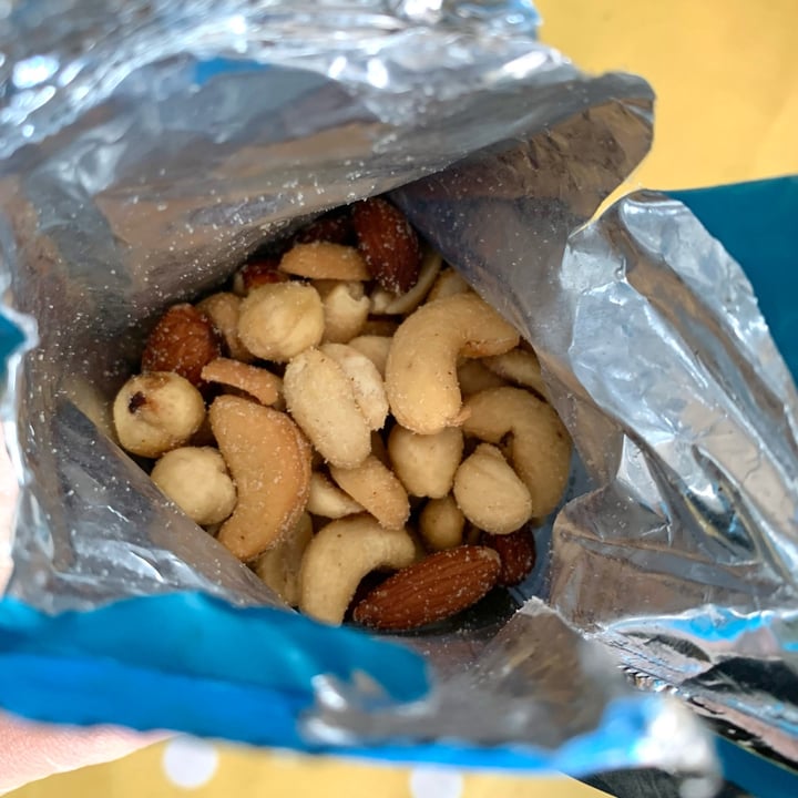 photo of Morrisons Mixed Salted Nuts shared by @vegpledge on  31 Jul 2022 - review