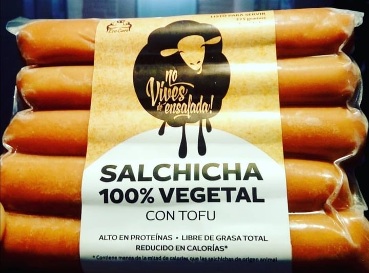 photo of No Vives de Ensalada! Salchicha 100% Vegetal con Tofu shared by @danielamiranda on  19 Feb 2020 - review