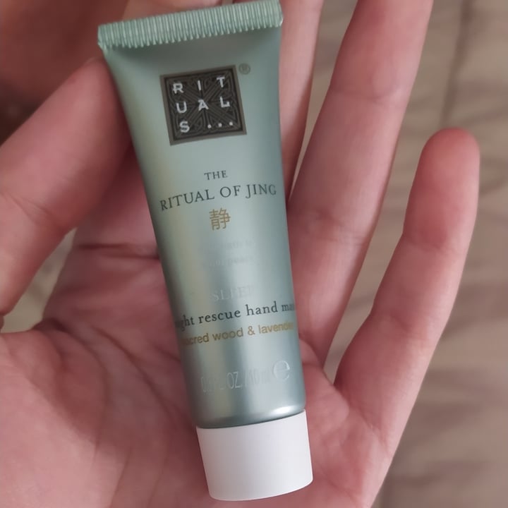 photo of Rituals Rescue hand balm shared by @atramveggie on  29 Jun 2021 - review