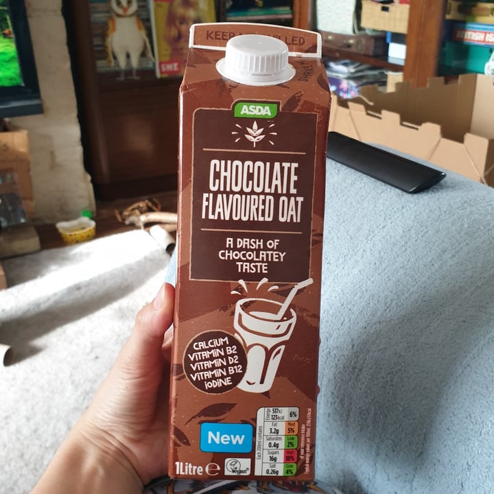 photo of ASDA Chocolate Oat Drink shared by @jasminearchie on  06 May 2021 - review