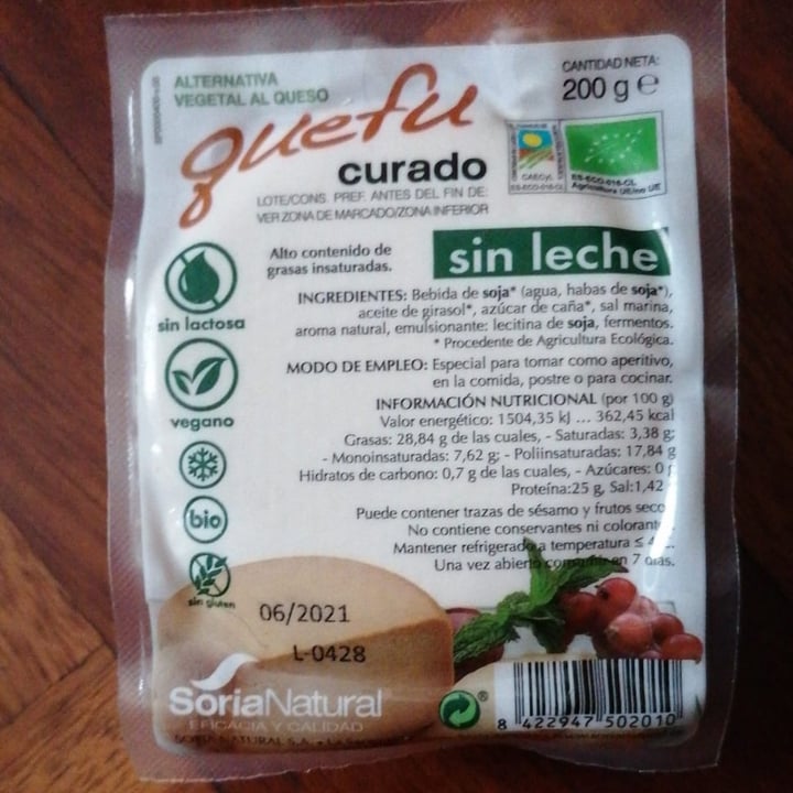 review photo of Soria Natural Quefu curado shared by @galguichuli on 26 Jan 2021 - review