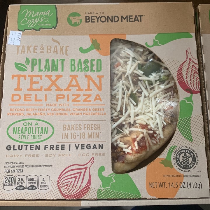 photo of Mama Cozzi's Planet Based Texan Deli Pizza shared by @drchaseoviceroy on  14 Jul 2021 - review