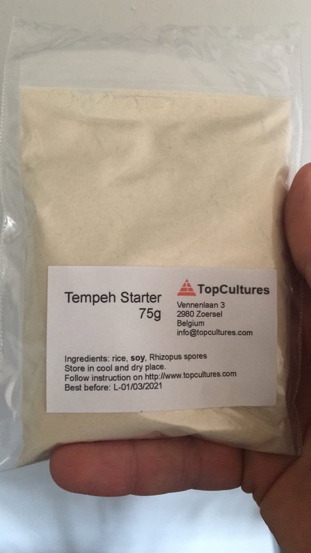 photo of TopCultures Tempeh Starter shared by @jebgroingroin on  12 Mar 2020 - review