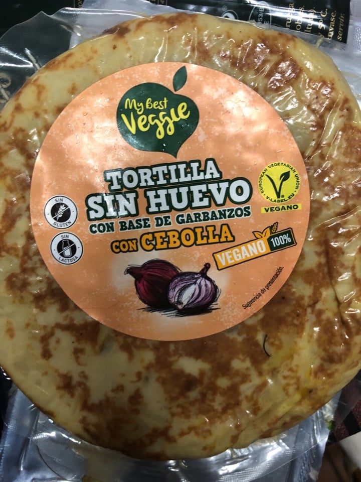 review photo of Vemondo Tortilla sin huevo a base de garbanzos y cebolla shared by @morgana901 on 20 Jan 2020 - review