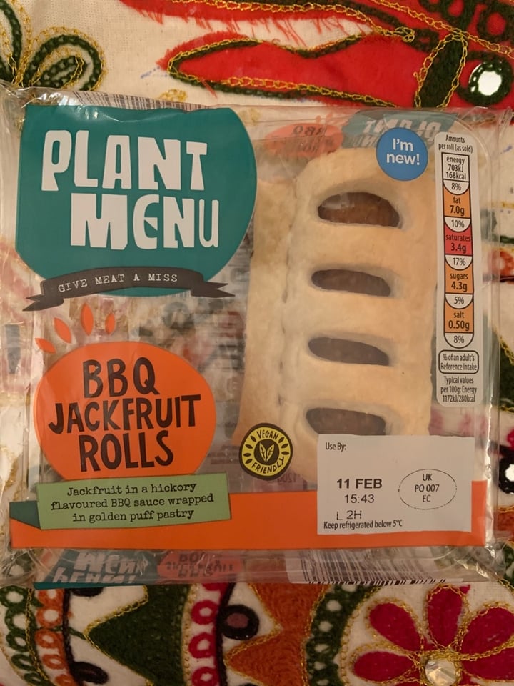 photo of ALDI BBQ Jackfruit Rolls shared by @sophieannjd on  04 Feb 2020 - review