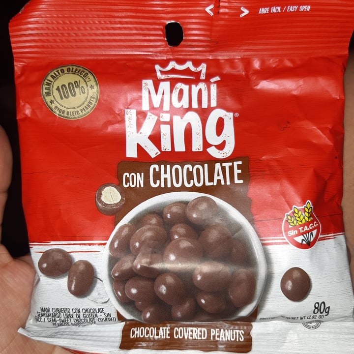 photo of Maní King Maní con chocolate shared by @giseveg on  24 Dec 2020 - review