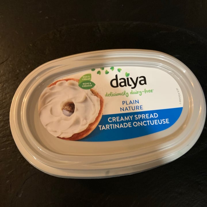 photo of Daiya Plain Cream Cheeze Style Spread shared by @tszedlak on  09 Oct 2020 - review