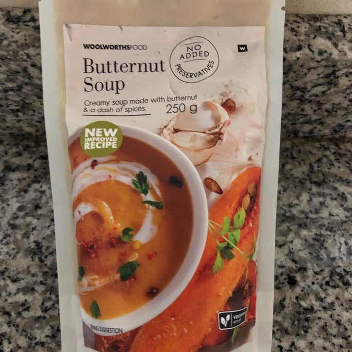 photo of Woolworths Food Butternut Soup shared by @mamabear1 on  25 Jun 2020 - review