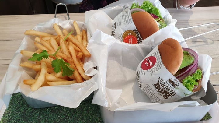 photo of VeganBurg Singapore Smokey BBQ burger shared by @greenlion on  17 Feb 2019 - review