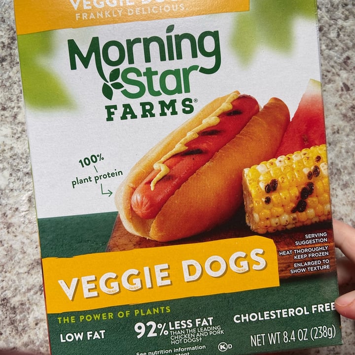 photo of MorningStar Farms Veggie dogs shared by @brittanymiller on  02 Apr 2022 - review