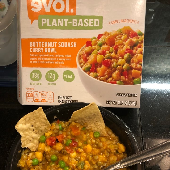 review photo of Evol Butternut Squash Curry Bowl shared by @mariadelpaso on 13 Oct 2020 - review