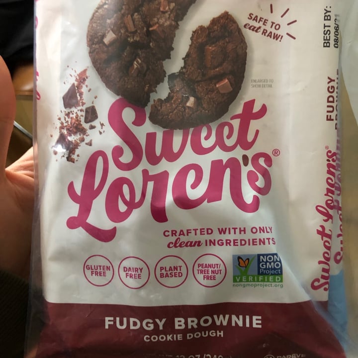 review photo of Sweet Loren's Fudgy Brownie Cookie Dough shared by @umiboshi on 07 Feb 2021 - review