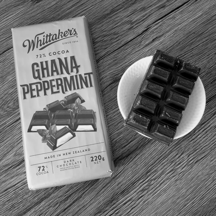 photo of Whittaker's Dark Chocolate 72% Cocoa Ghana Peppermint shared by @stevenneoh on  22 Aug 2021 - review