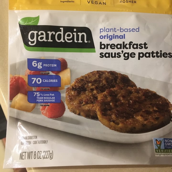 photo of Gardein Breakfast Saus’age Patties Original shared by @rowdykelo on  20 Aug 2021 - review