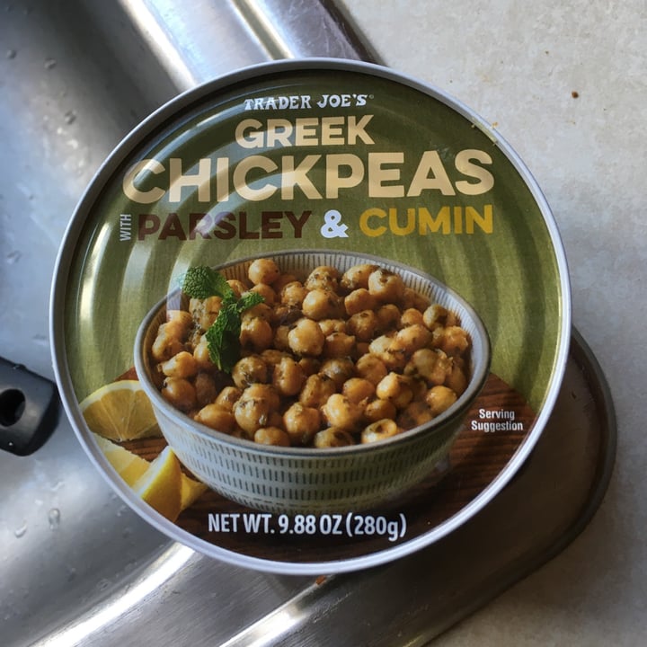 review photo of Trader Joe's Greek Chickpeas With Parsley & Cumin shared by @jqared on 23 Jan 2021 - review