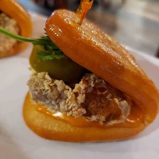 菜肴“Chickn Bao Tacos”的照片