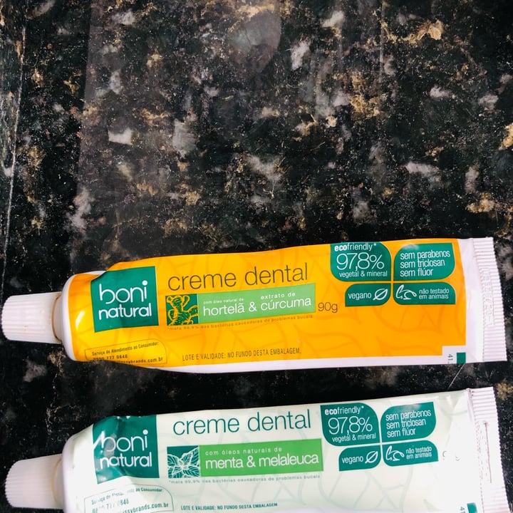 review photo of Boni natural Creme Dental Curcuma Boni Natural shared by @mayag on 13 May 2022 - review