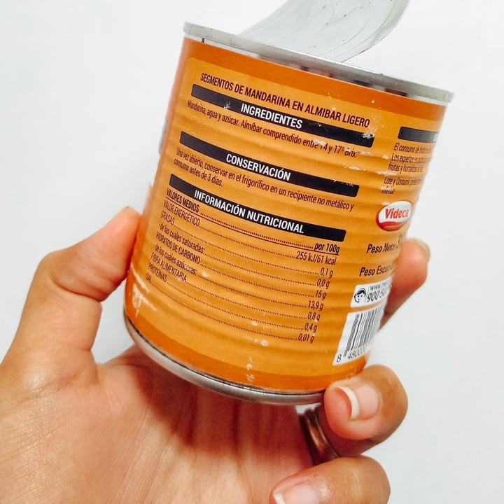 review photo of Hacendado Mandarina en almibar shared by @veganhumanok on 27 Aug 2021 - review