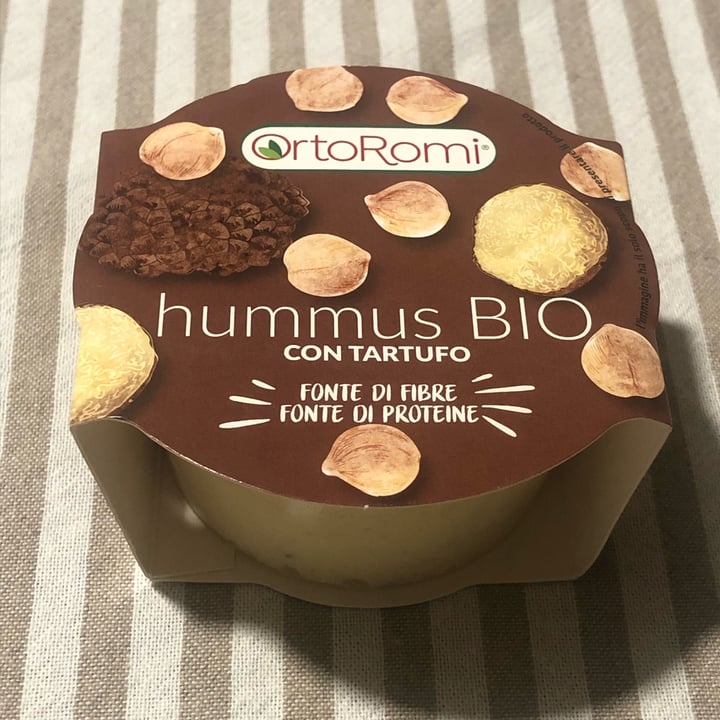 photo of Ortoromi Hummus BIO al tartufo shared by @nocemoscata on  16 Sep 2022 - review