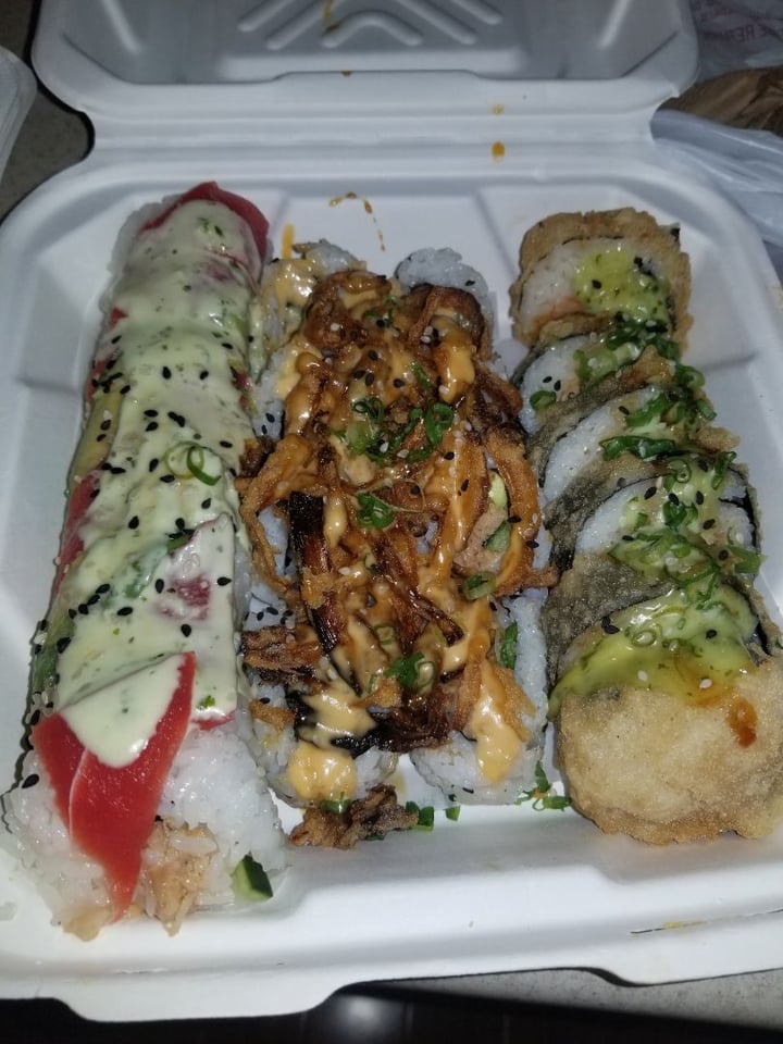 photo of Naughty Panda Vegan Sushi shared by @soberveganvan on  22 Apr 2020 - review