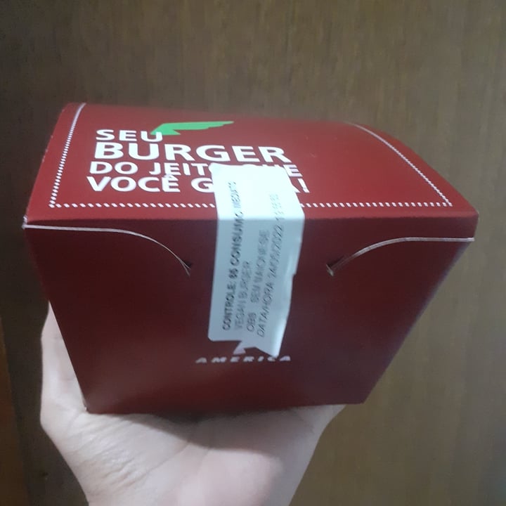 review photo of Restaurante America Vegan Burguer shared by @lorenaavegana on 26 May 2022 - review