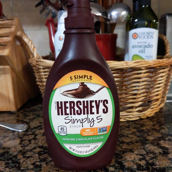 photo of Hershey's Hershey’s Simply 5 Syrup shared by @hugacow on  20 May 2020 - review