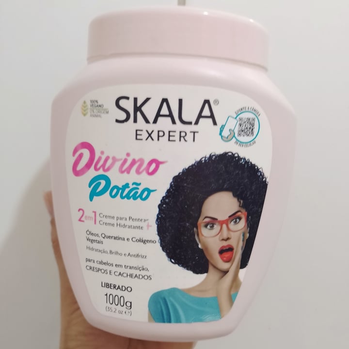 photo of Skala Creme de tratamento condicionador 2 em 1 Divino Potão shared by @nandagaia on  06 Jun 2022 - review