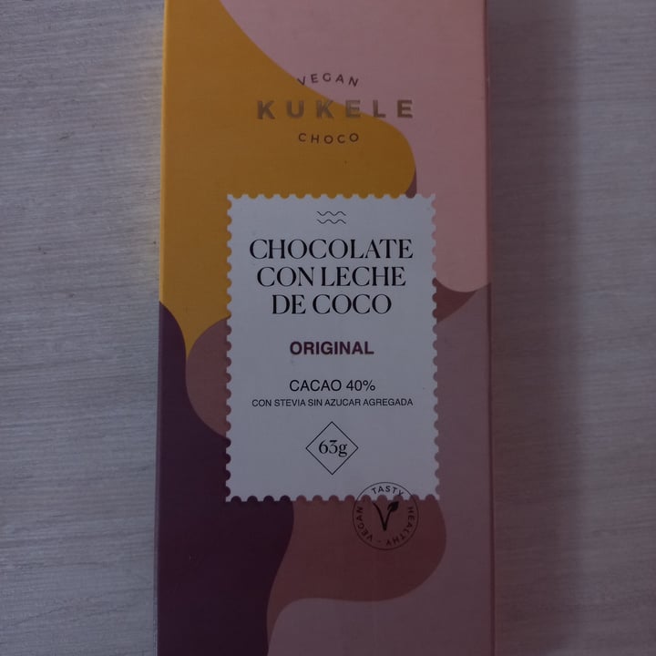 review photo of Kukele Vegan Choco Chocolate Con Leche De Coco Cacao 40% shared by @phoebe123 on 19 Jun 2022 - review
