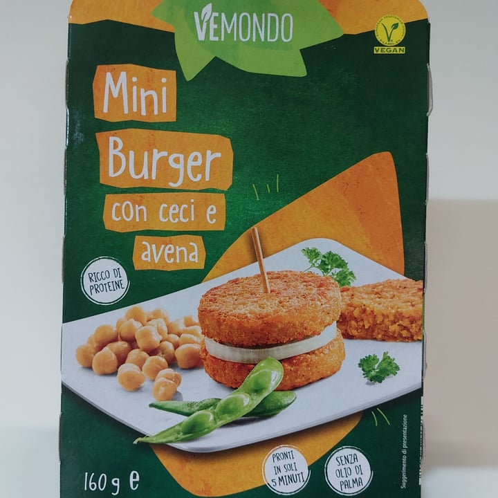 photo of Vemondo  mini burger con ceci e avena shared by @inesdimiceli on  21 Oct 2022 - review