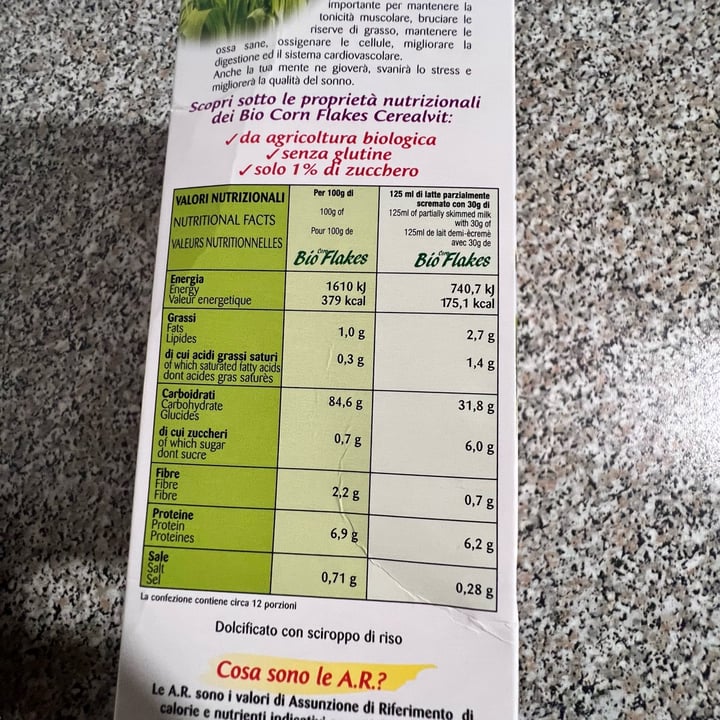review photo of Cereal Vit Bio Fiocchi di mais tostati shared by @lucabaldereschi on 19 Apr 2022 - review