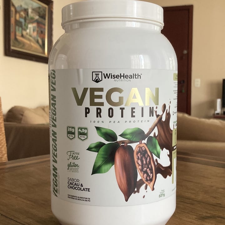 photo of Wisehealth Proteína Vegetal Cacau E Chocolate shared by @rafacanto01 on  21 Feb 2022 - review