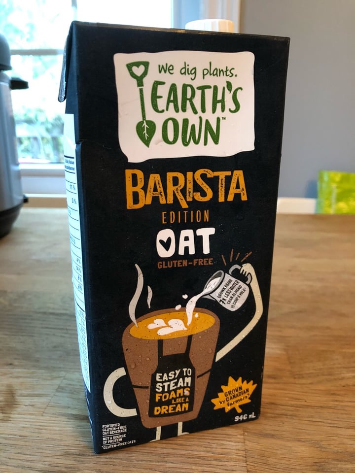 photo of Earth's Own Barista Edition Oat Milk shared by @lisam on  28 Sep 2019 - review