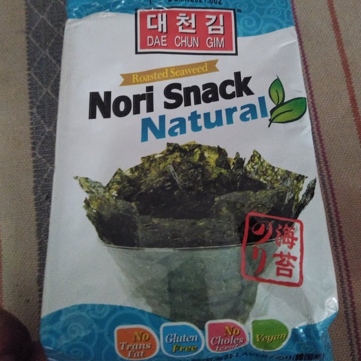 photo of Dae Chun Gim Roasted Seaweed Nori Snack Natural shared by @anjunj on  08 Oct 2021 - review