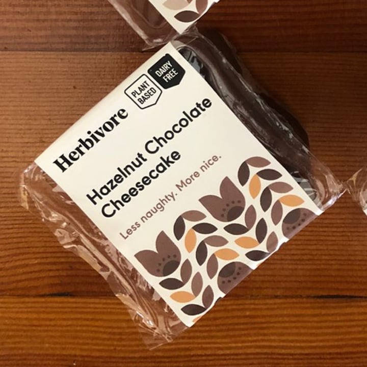 photo of Herbivore Hazelnut Chocolate Cheesecake shared by @capetownvegan on  21 Oct 2021 - review