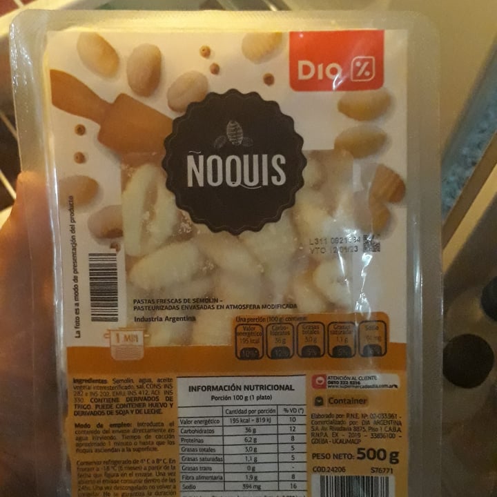 review photo of Dia% Ñoquis frescos shared by @kodoszya on 20 Nov 2022 - review