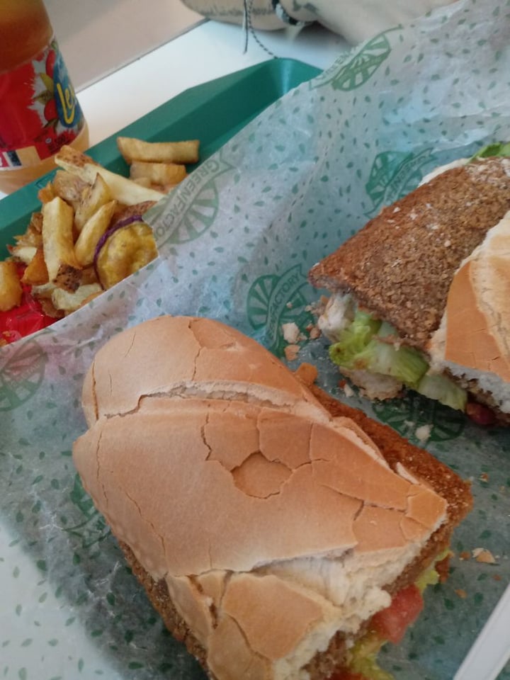 photo of Green Factory Sandwich Mila bread shared by @egfraga95 on  05 Jan 2020 - review