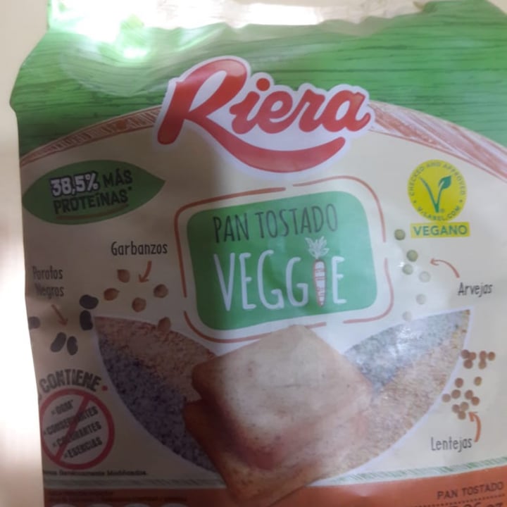 photo of Riera Pan Tostado Veggie shared by @kacerutti on  01 Aug 2022 - review